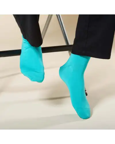 Men PEPER HAROW Classic Mens Socks - Turquoise £16.00