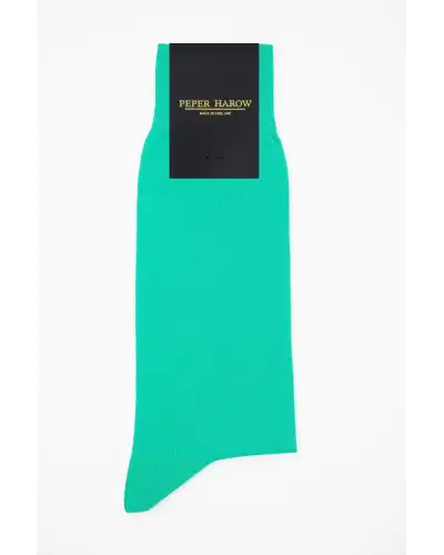 Men PEPER HAROW Classic Mens Socks - Turquoise £16.00