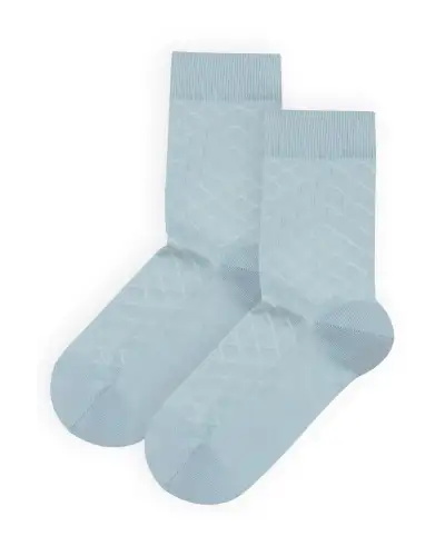 Women PEPER HAROW Puzzle Womens Socks - Blue £15.00