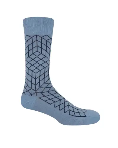 Men PEPER HAROW Puzzle Mens Socks - Blue £16.00