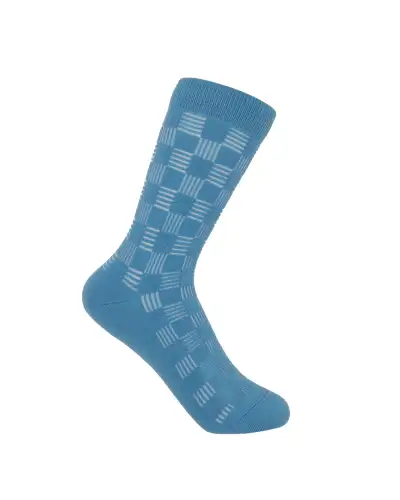 Women PEPER HAROW Battenberg Womens Socks - Blue £15.00