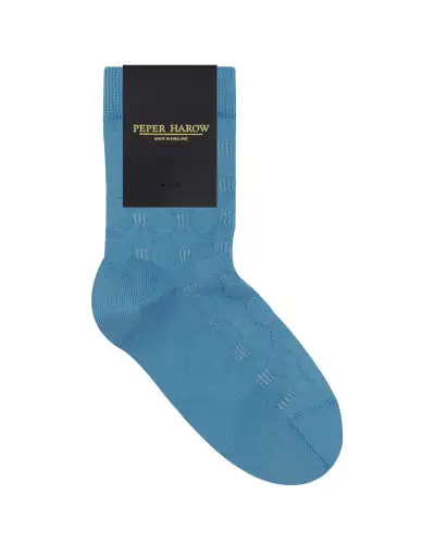 Women PEPER HAROW Battenberg Womens Socks - Blue £15.00