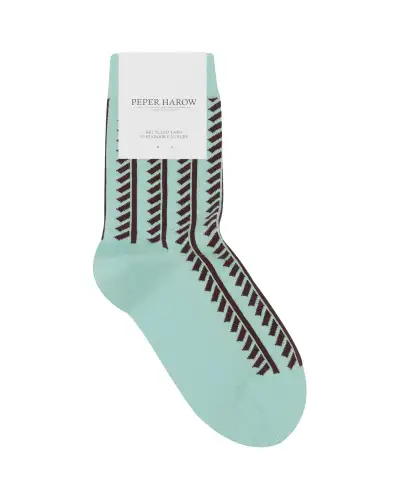 Women PEPER HAROW Vector Stripe Womens Socks - Blue £13.00