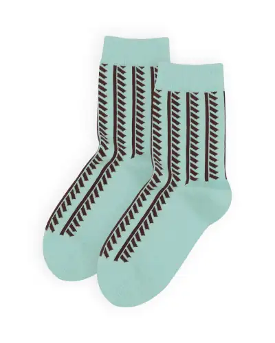 Women PEPER HAROW Vector Stripe Womens Socks - Blue £13.00