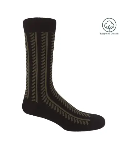 Men PEPER HAROW Vector Stripe Mens Socks - Black £14.00