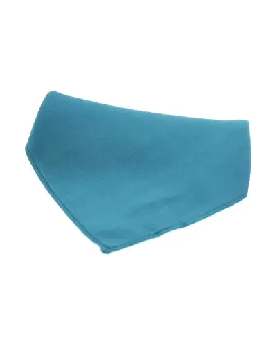Pocket Square Soprano Ties Soprano Plain Teal Satin Silk Mens Silk Pocket Square-ST-HANKWQ-TEAL £9.00