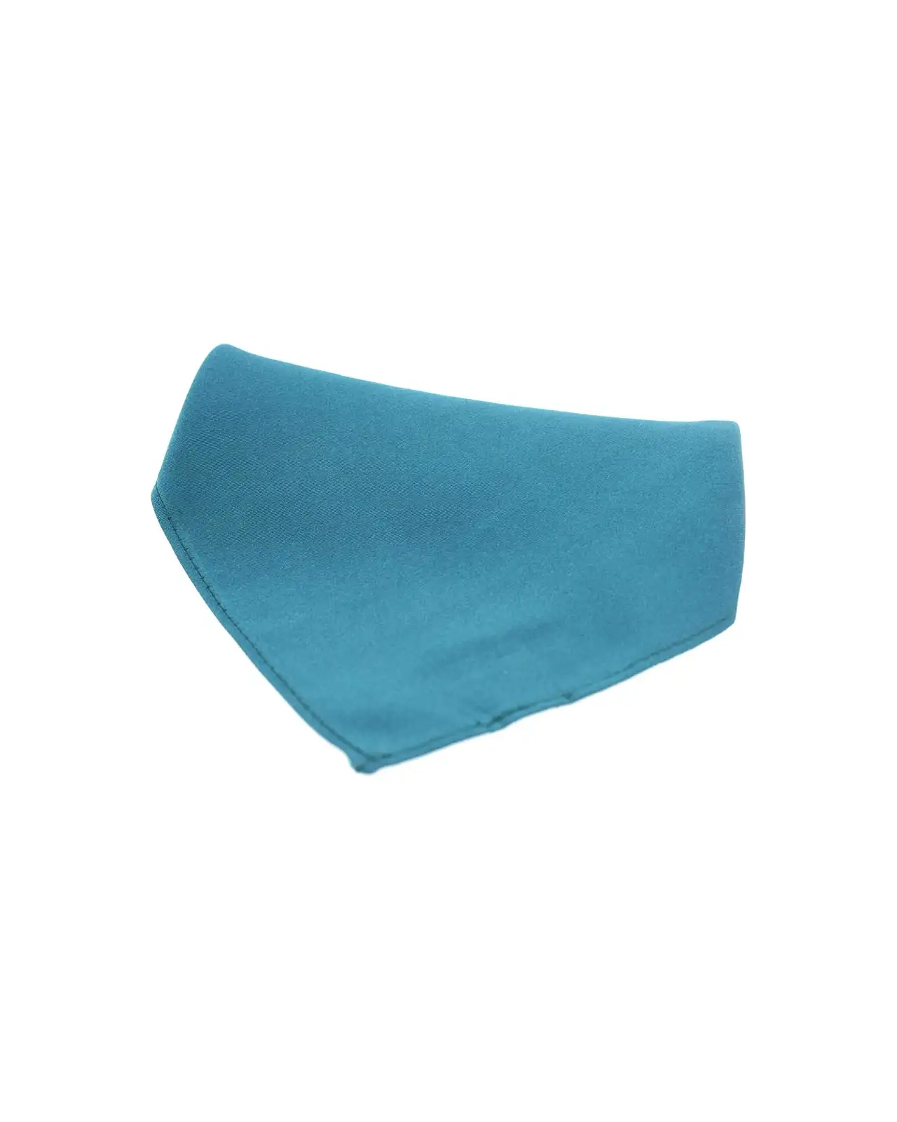 Pocket Square Soprano Ties Soprano Plain Teal Satin Silk Mens Silk Pocket Square-ST-HANKWQ-TEAL £9.00
