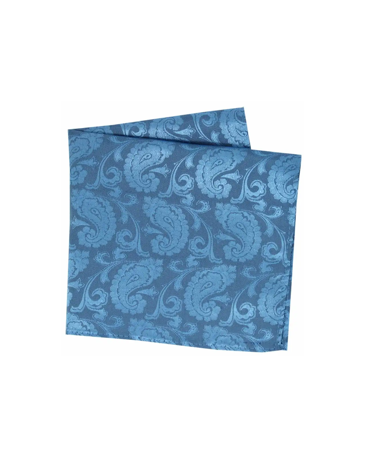 Silk Hankies Soprano Ties Soprano Denim Blue Paisley Silk Hanky £9.00