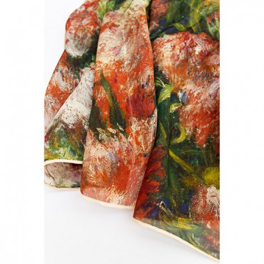 Scarves Fox and Chave Renoir Peony Chiffon Scarf £52.00