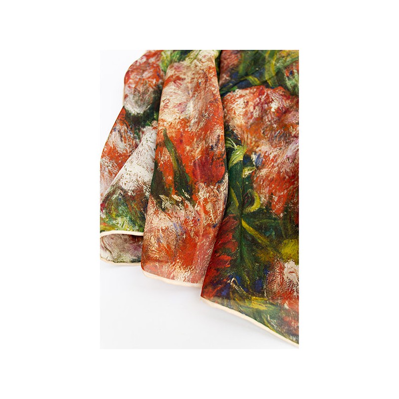 Scarves Fox and Chave Renoir Peony Chiffon Scarf £52.00