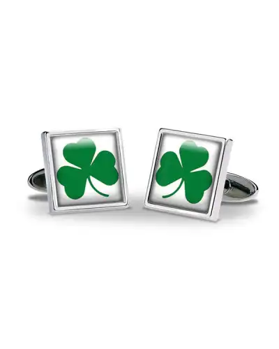 Others Fox and Chave Shamrock Cufflinks £29.00