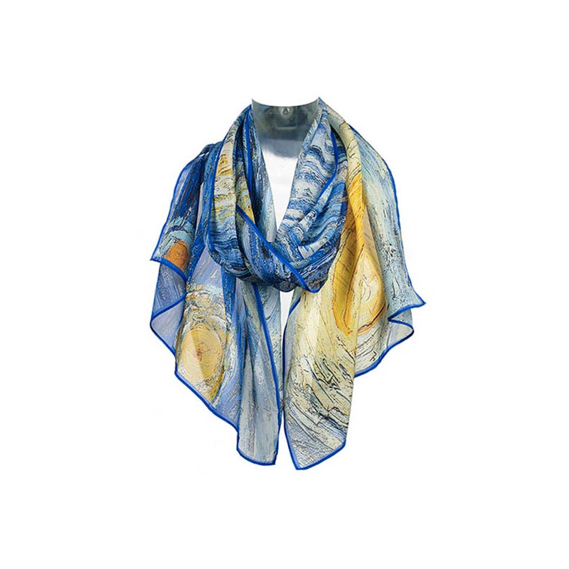 Scarves Fox and Chave Van Gogh Starry Night Chiffon Scarf £52.00