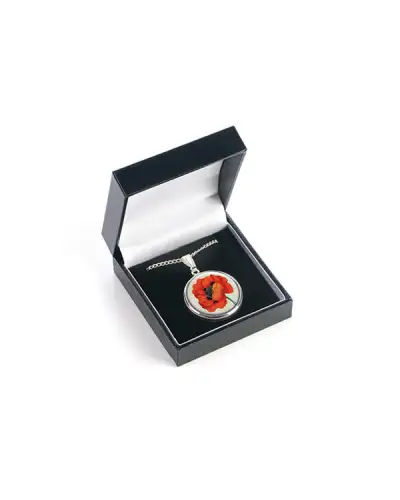 Pendants Fox and Chave Remembrance Poppy Pendant £23.00