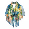 Scarves Fox and Chave Gauguin Flowers Chiffon Scarf £52.00