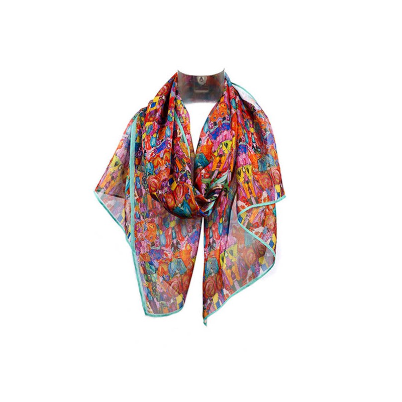 Scarves Fox and Chave Klimt Eugenia Chiffon Scarf £52.00