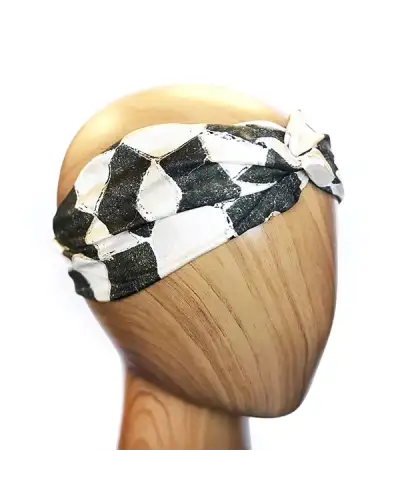 Bone China Hand Painted Fox and Chave Islamic Star Tiles Silk Headband £18.00