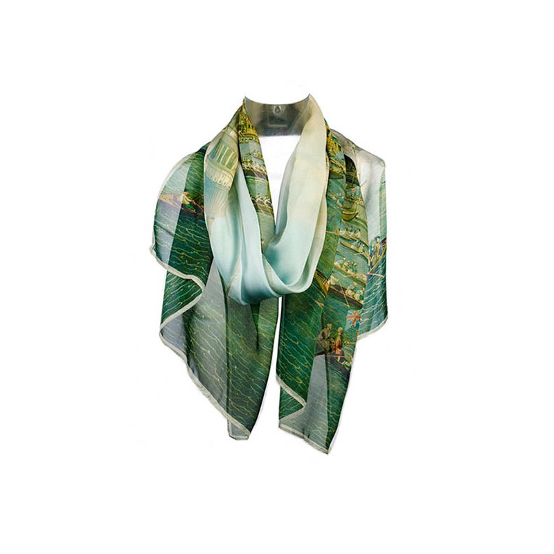 Scarves Fox and Chave Canaletto Thames Chiffon Scarf £52.00