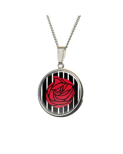 Pendants Fox and Chave Mackintosh Lady With Rose Pendant £23.00