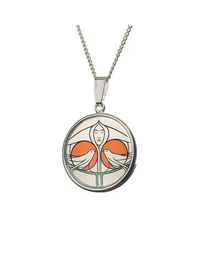 Pendants Fox and Chave Mackintosh Lady With Doves Pendant £23.00