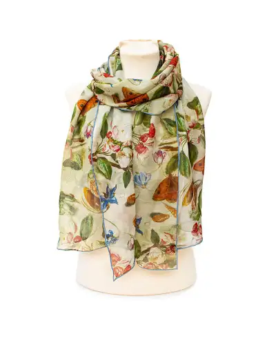 Scarves Fox and Chave Van Kessel Apple Blossom Chiffon Scarf £50.00