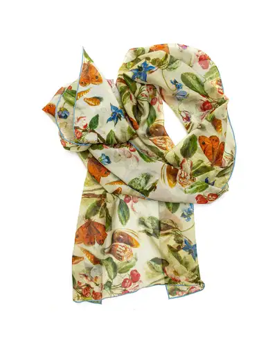 Scarves Fox and Chave Van Kessel Apple Blossom Chiffon Scarf £50.00