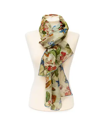 Scarves Fox and Chave Van Kessel Apple Blossom Chiffon Scarf £50.00