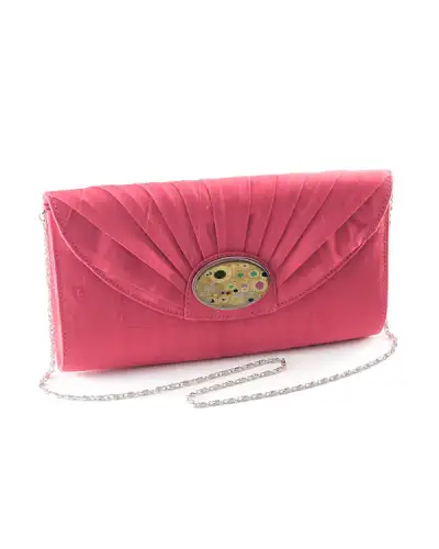 Bags Fox and Chave Pink Silk Cameo Clutch Bag £67.00