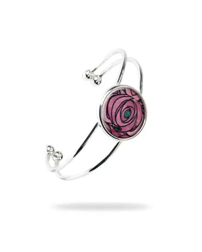 Bangles Fox and Chave Mackintosh Rose and Teardrop Bangle £25.00