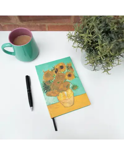 Notebooks Fox and Chave Van Gogh Sunflowers A5 Hardback Notebook £13.00