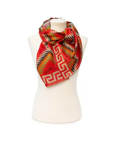 Scarves Fox and Chave Diamond Dazzler Silk Habotai Scarf £42.00