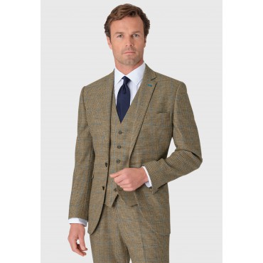 Suit Jackets Brook Taverner Tailored Fit Woolf Pure New Wool Check Suit Jacket £224.00