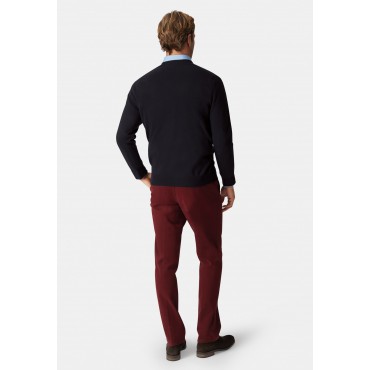 Jumpers Brook Taverner Navy Cashmere V-Neck Jumper £179.00