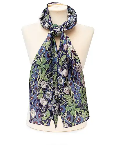 Scarves Fox and Chave Columbine Silk Habotai Scarf £42.00