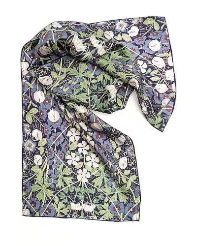 Scarves Fox and Chave Columbine Silk Habotai Scarf £42.00