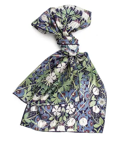 Scarves Fox and Chave Columbine Silk Habotai Scarf £42.00