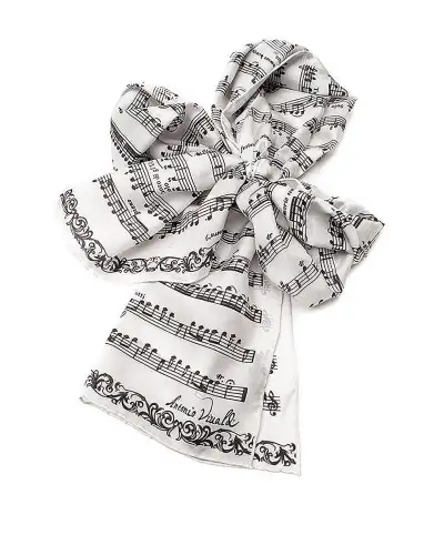 Scarves Fox and Chave Vivaldi Silk Habotai Scarf £42.00