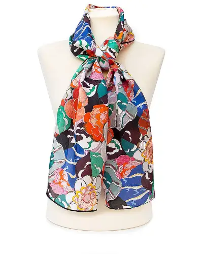 Scarves Fox and Chave Edouard Benedictus Silk Habotai Scarf £42.00