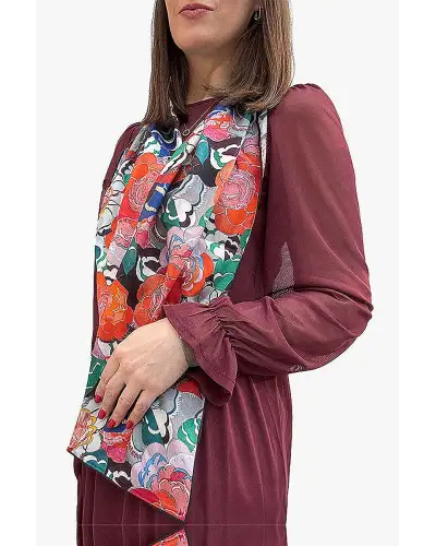 Scarves Fox and Chave Edouard Benedictus Silk Habotai Scarf £42.00