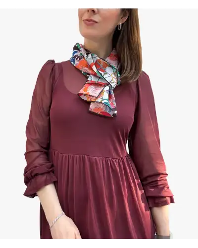 Scarves Fox and Chave Edouard Benedictus Silk Habotai Scarf £42.00