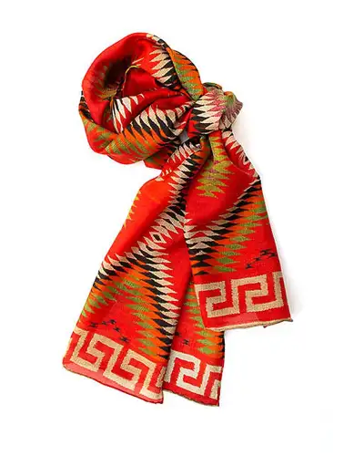 Scarves Fox and Chave Diamond Dazzler Silk Habotai Scarf £42.00