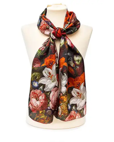 Scarves Fox and Chave Rachel Ruysch Silk Habotai Scarf £42.00