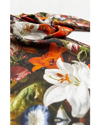 Scarves Fox and Chave Rachel Ruysch Silk Habotai Scarf £42.00