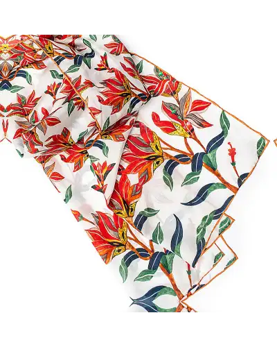 Scarves Fox and Chave Taj Mahal Silk Habotai Scarf £42.00