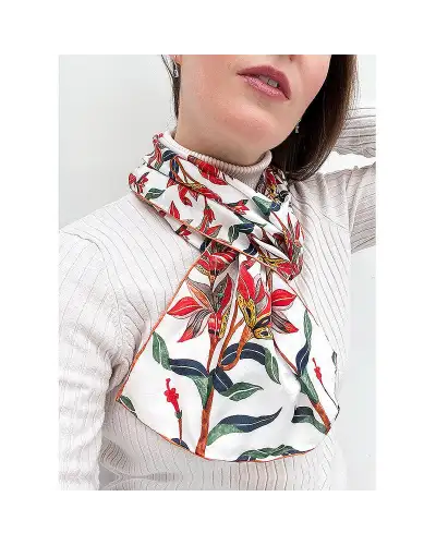 Scarves Fox and Chave Taj Mahal Silk Habotai Scarf £42.00