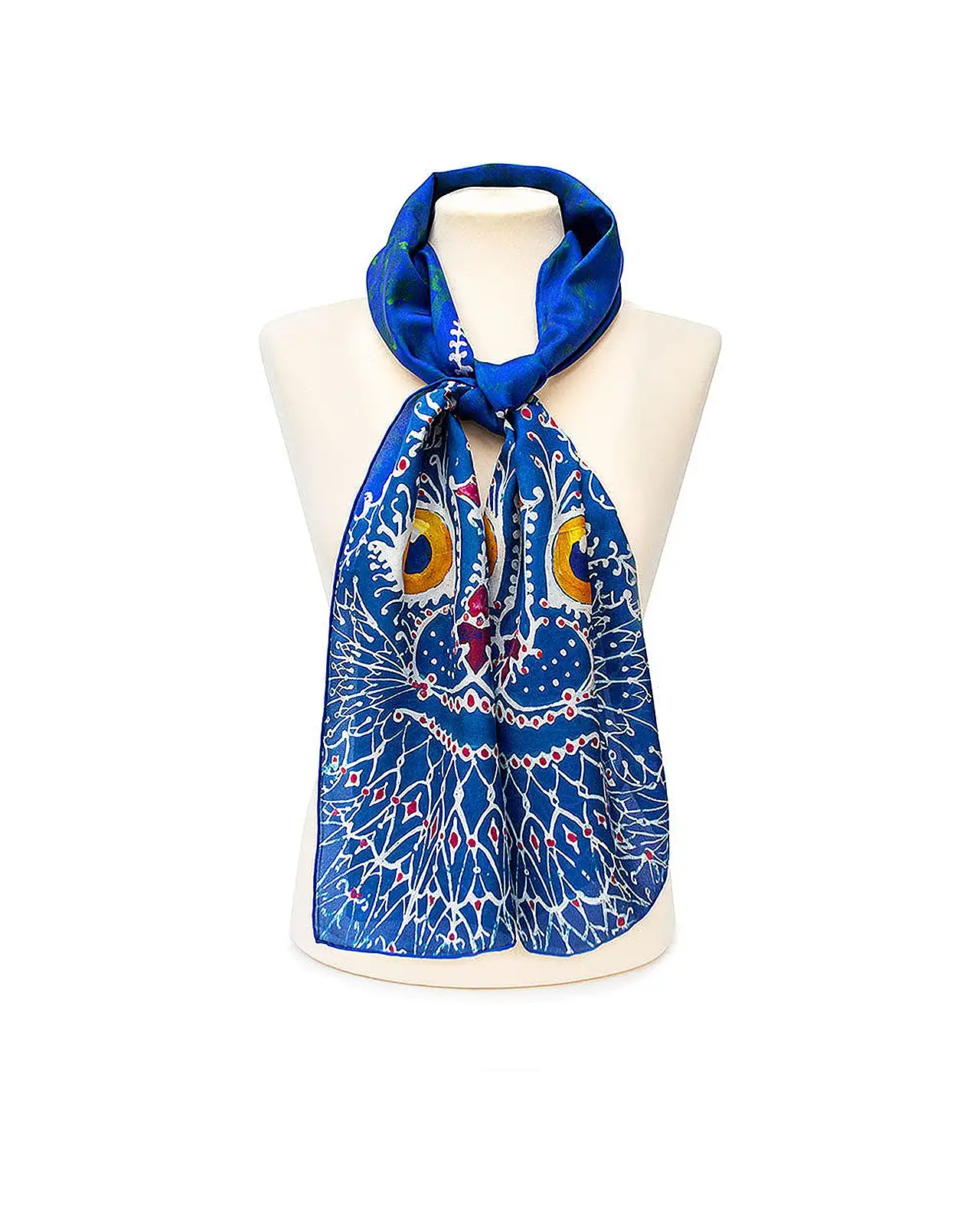 Scarves Fox and Chave Louis Wain Cat Silk Habotai Scarf £42.00