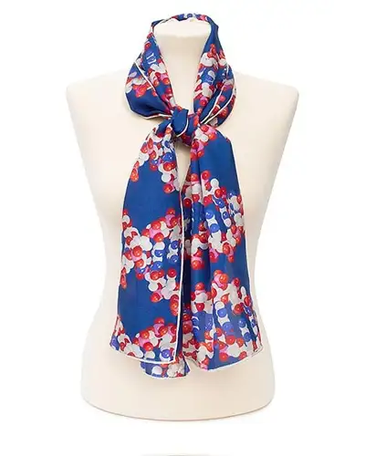 Scarves Fox and Chave Double Helix Silk Habotai Scarf £42.00