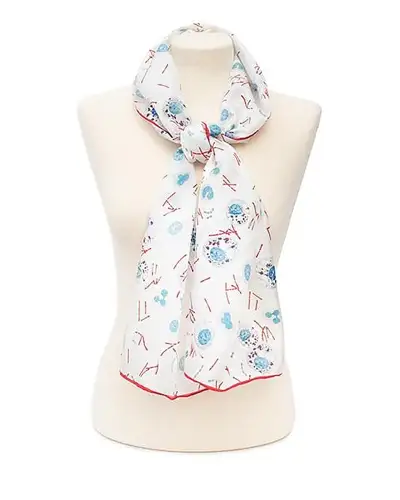 Scarves Fox and Chave Microorganisms Silk Habotai Scarf £42.00