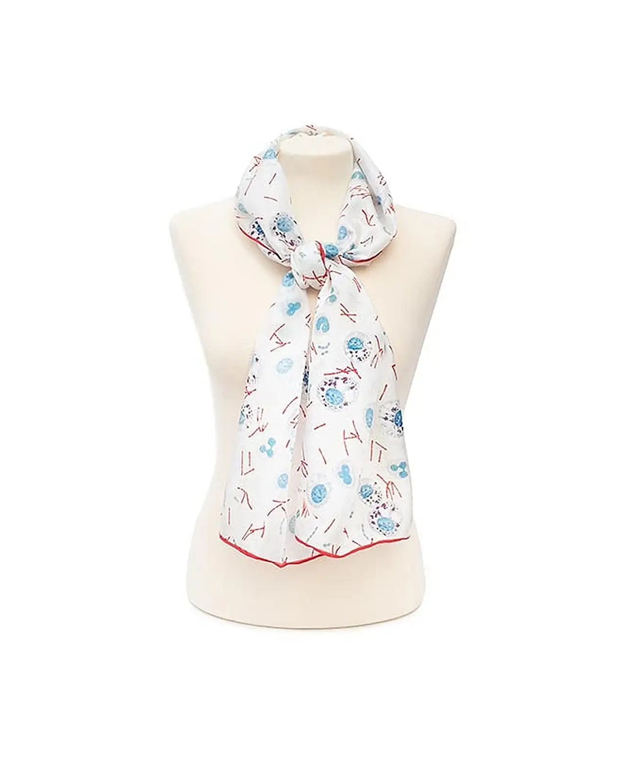 Scarves Fox and Chave Microorganisms Silk Habotai Scarf £42.00