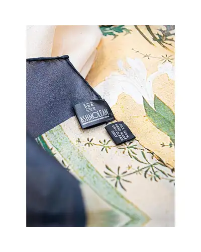 Scarves Fox and Chave Japanese Iris Silk Habotai Scarf £42.00
