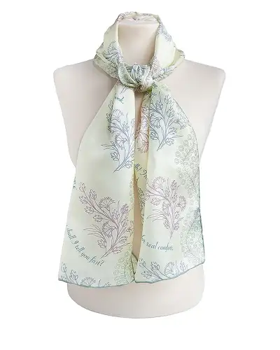 Scarves Fox and Chave Jane Austen Silk Habotai Scarf £42.00